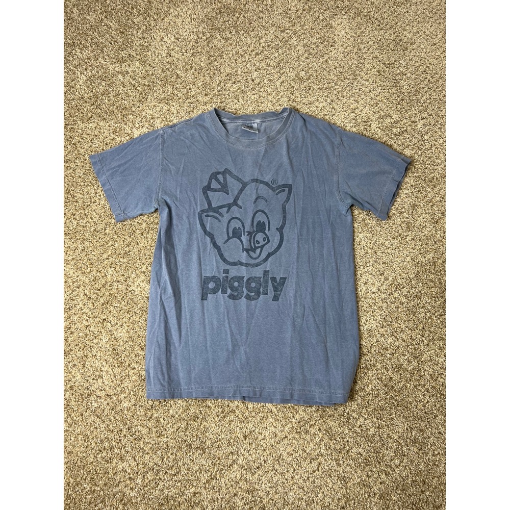 Comfort Colors Piggly Wiggly Hilton Head Island SC Graphic T-Shirt Blue Small